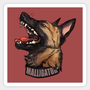 Malligator malinois Magnet